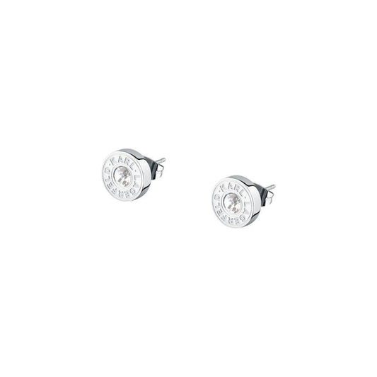 Karl Lagerfeld Damen Ohrringe ILLUME Silber Weiß