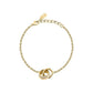 Karl Lagerfeld Damen Armband BOND PAVE Gold Weiß