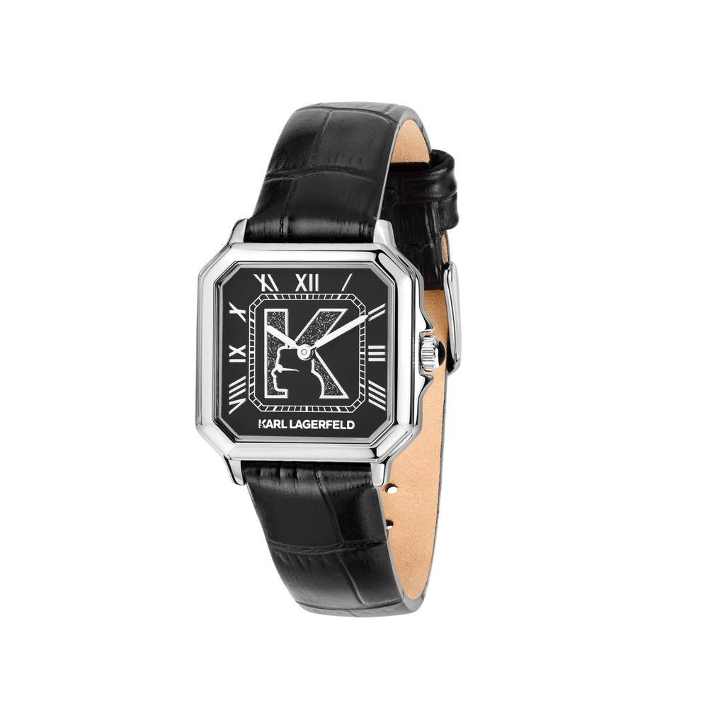 KARL LAGERFELD Montre Femme ICON SQUARE Noir