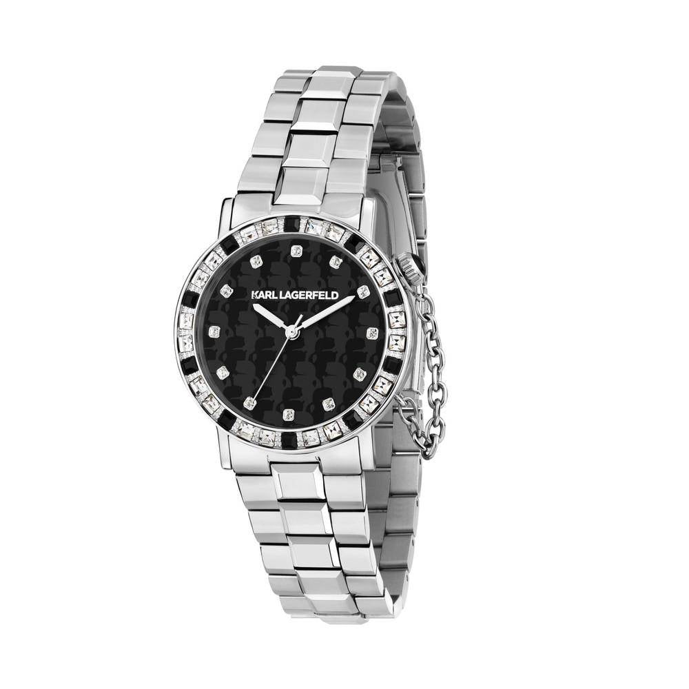 KARL LAGERFELD Montre Femme CRYSTALS Argent Gris