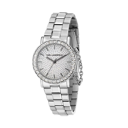 Montre femme KARL LAGERFELD CRYSTALS argentée