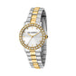 KARL LAGERFELD Damenuhr CRYSTALS Bicolor Silber