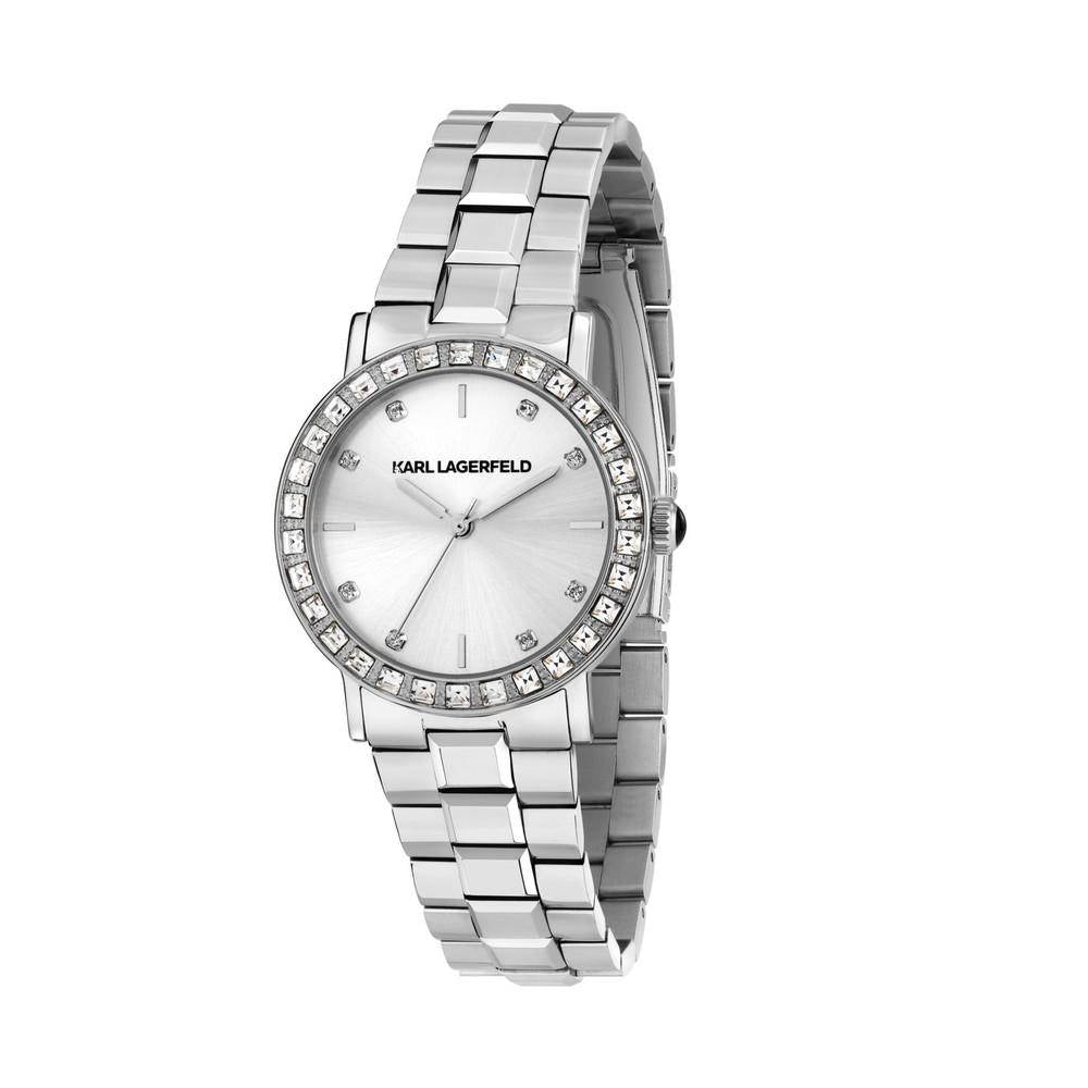 Montre femme KARL LAGERFELD CRYSTALS argent