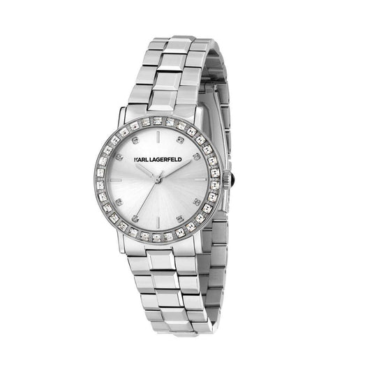 Montre femme KARL LAGERFELD CRYSTALS argent