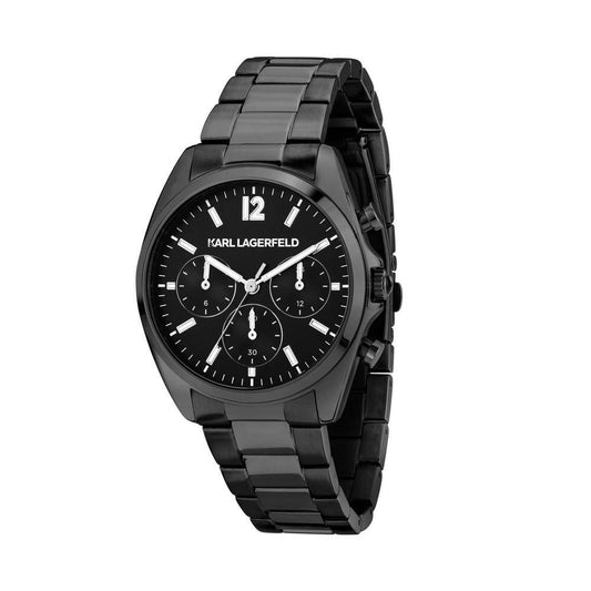 Montre KARL LAGERFELD femme ROUND ESSENTIALS Gunmetal Noir