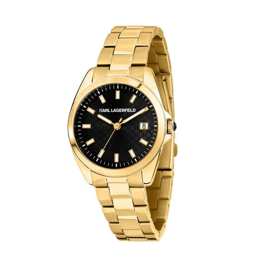 KARL LAGERFELD Montre femme ROUND ESSENTIALS Or Noir