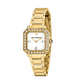 Montre femme KARL LAGERFELD SQUARE CLASSICS Or Blanc
