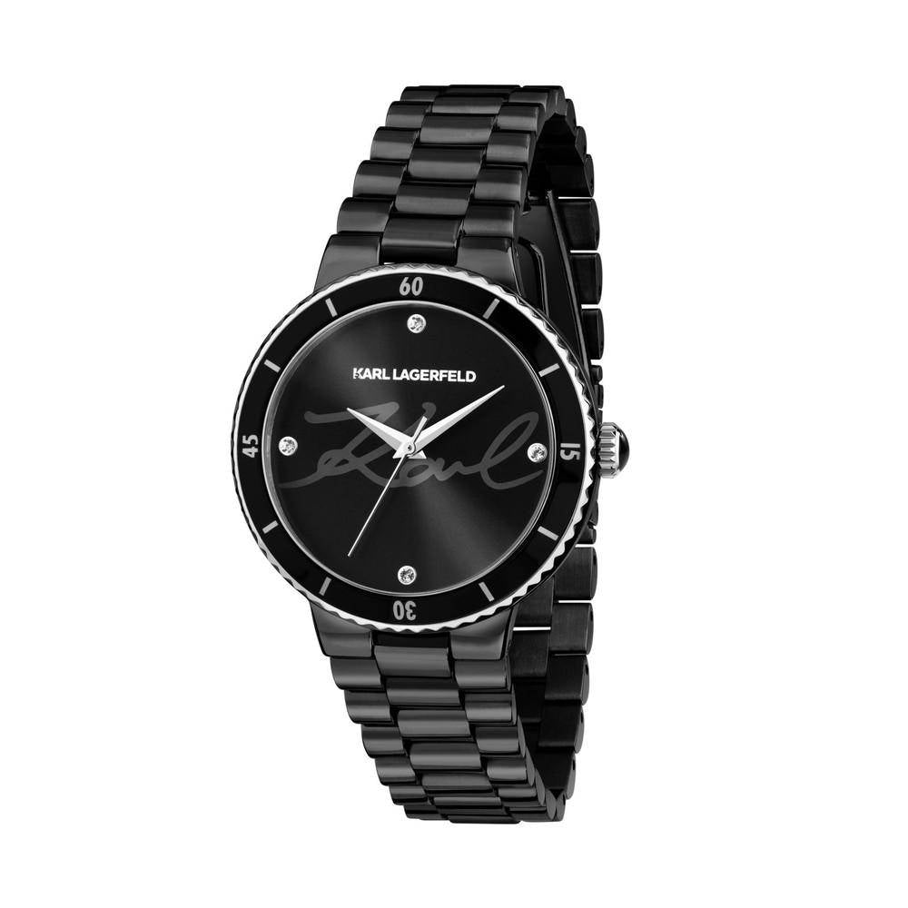 Montre femme KARL LAGERFELD BERLIN noire