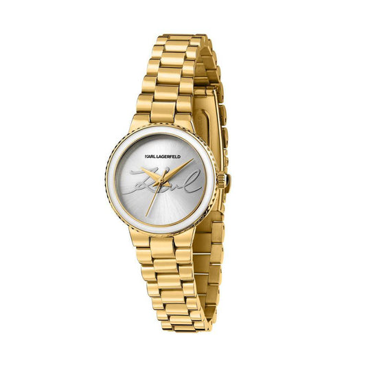 KARL LAGERFELD Montre femme BERLIN Or Argent