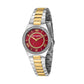Montre femme KARL LAGERFELD HAMBURG bicolore rouge