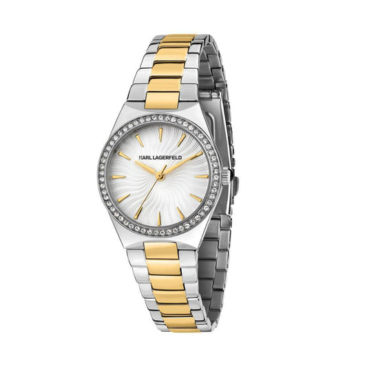 Montre pour femme KARL LAGERFELD HAMBURG bicolore argent