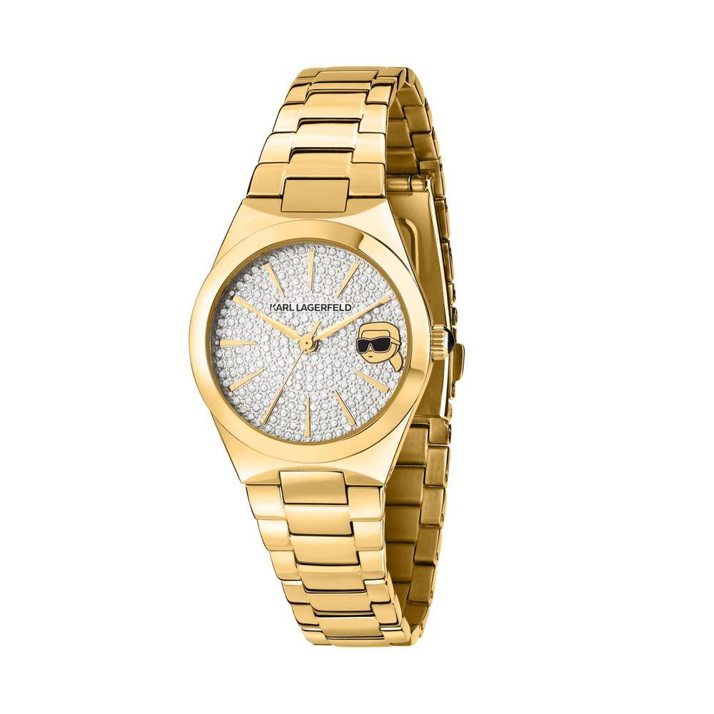 Montre femme KARL LAGERFELD MEA HAMBURG or argent