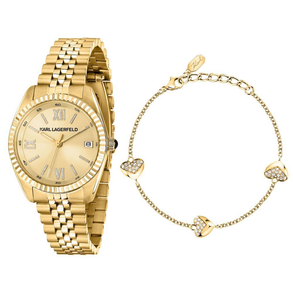 KARL LAGERFELD Damenuhr TIMELESS CODE Gold