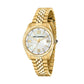 KARL LAGERFELD Damenuhr TIMELESS CODE Gold Weiß