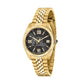 KARL LAGERFELD Damenuhr TIMELESS CODE Gold Schwarz
