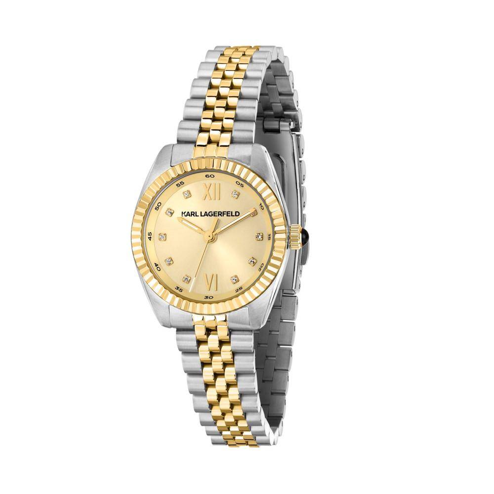KARL LAGERFELD Damenuhr TIMELESS CODE M Bicolor Gold