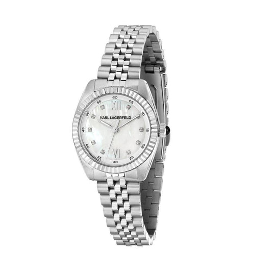 KARL LAGERFELD Montre Femme TIMELESS CODE M Argent Blanc