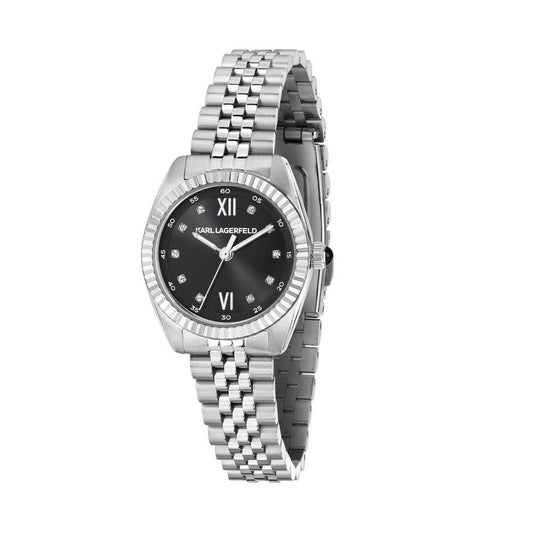 KARL LAGERFELD Montre Femme TIMELESS CODE MINI Argent Noir