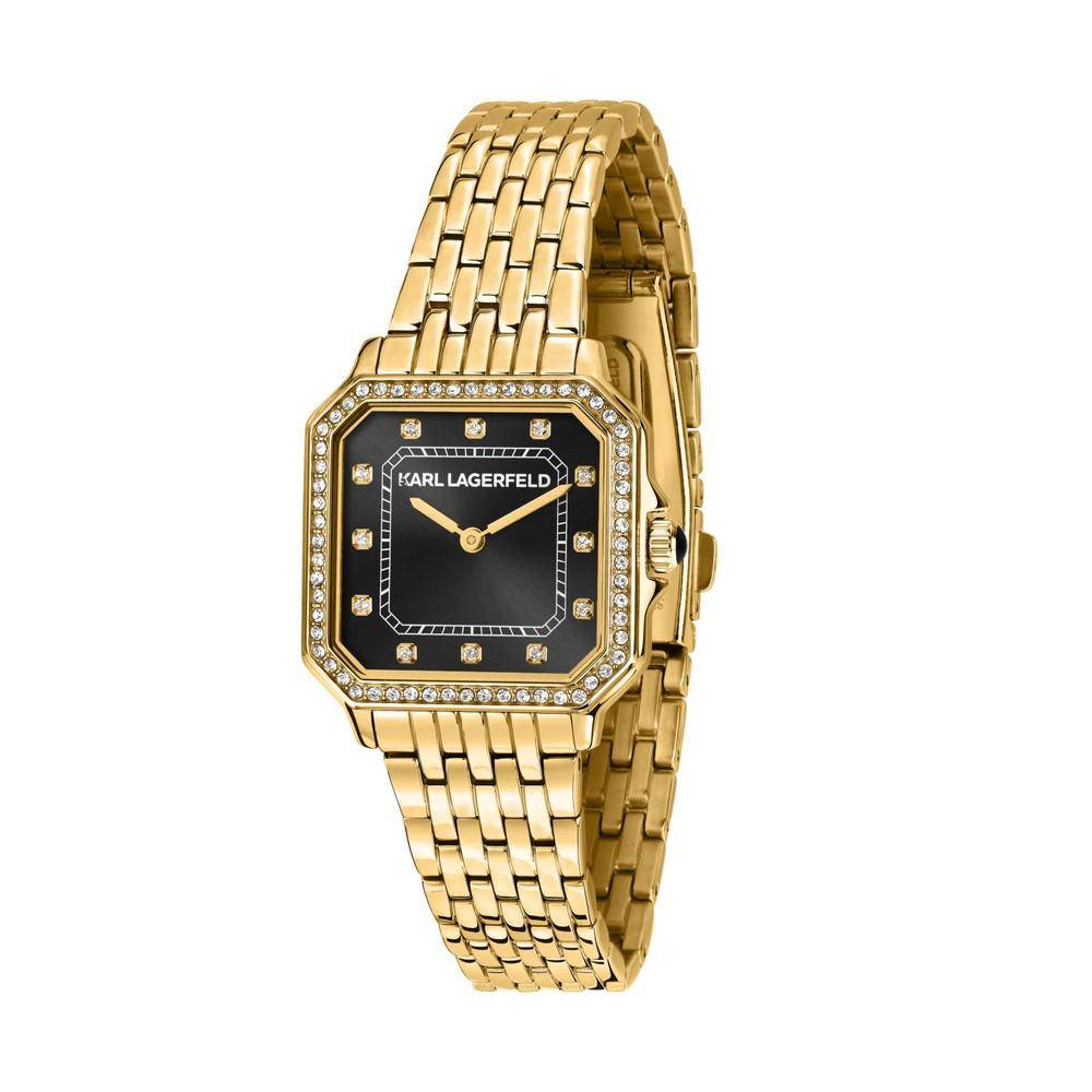 Montre pour femme KARL LAGERFELD ICON SQUARE Or Noir