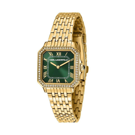 Montre femme KARL LAGERFELD ICON SQUARE Or Vert