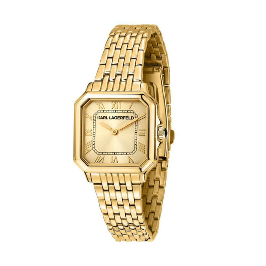 Montre femme KARL LAGERFELD ICON SQUARE Dorée