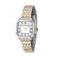 KARL LAGERFELD Damenuhr ICON SQUARE Bicolor Weiß
