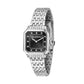 KARL LAGERFELD Damenuhr ICON SQUARE Silber Schwarz