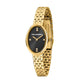 KARL LAGERFELD Damenuhr OVAL ALLURE Gold Schwarz