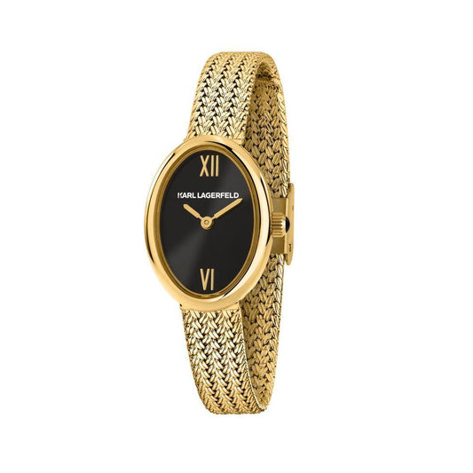 Montre femme KARL LAGERFELD OVAL ALLURE Or Noir