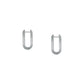 Karl Lagerfeld Boucles d'Oreilles pour Femme CHAINS Argent Blanc