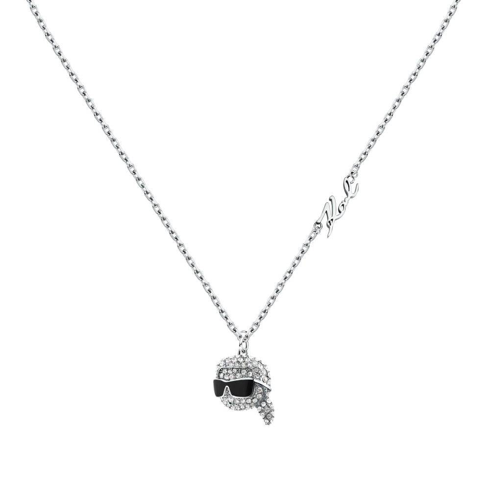 Karl Lagerfeld Collier Femme CHARMS Argent Blanc