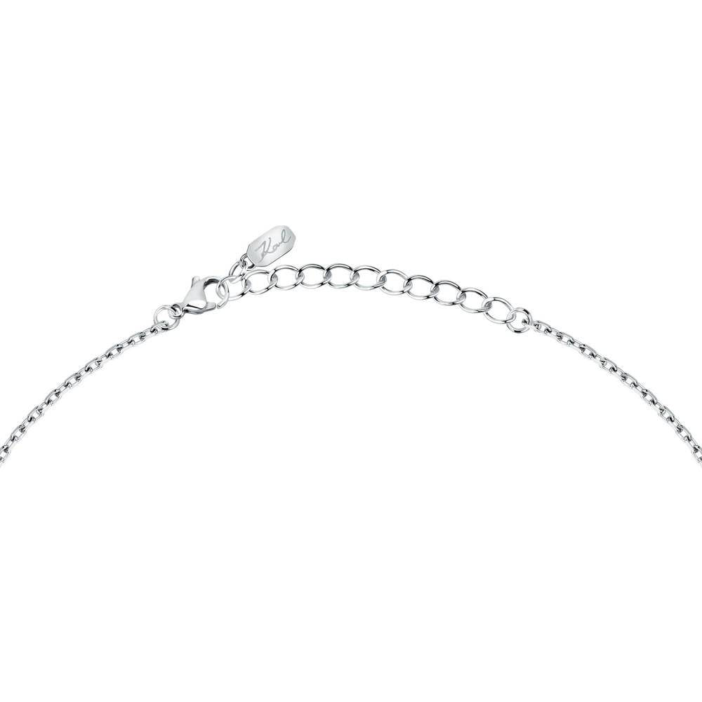 Karl Lagerfeld Collier Femme CHARMS Argent Blanc
