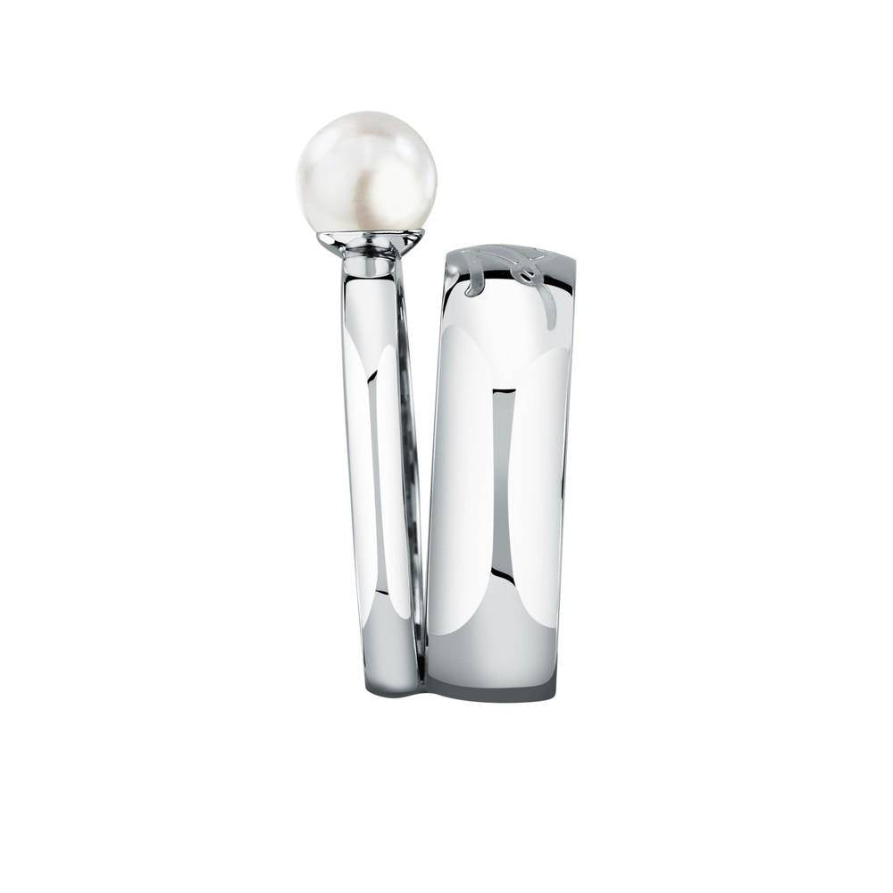Karl Lagerfeld Damen Ring PEARL Silber Weiß