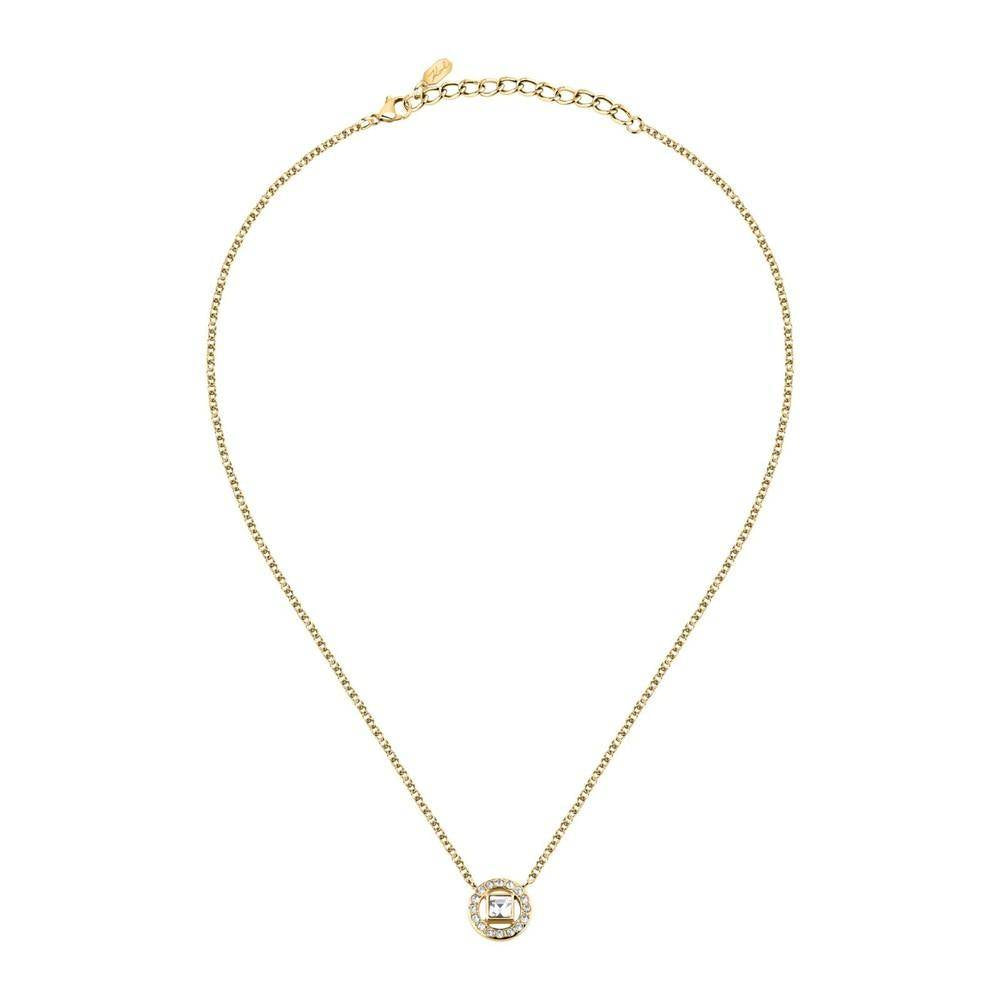 Karl Lagerfeld Damen Halskette ILLUME Gold Weiß