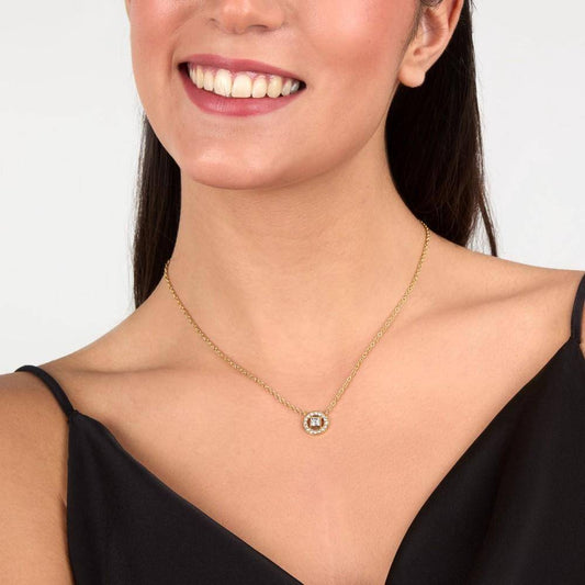 Karl Lagerfeld Damen Halskette ILLUME Gold Weiß
