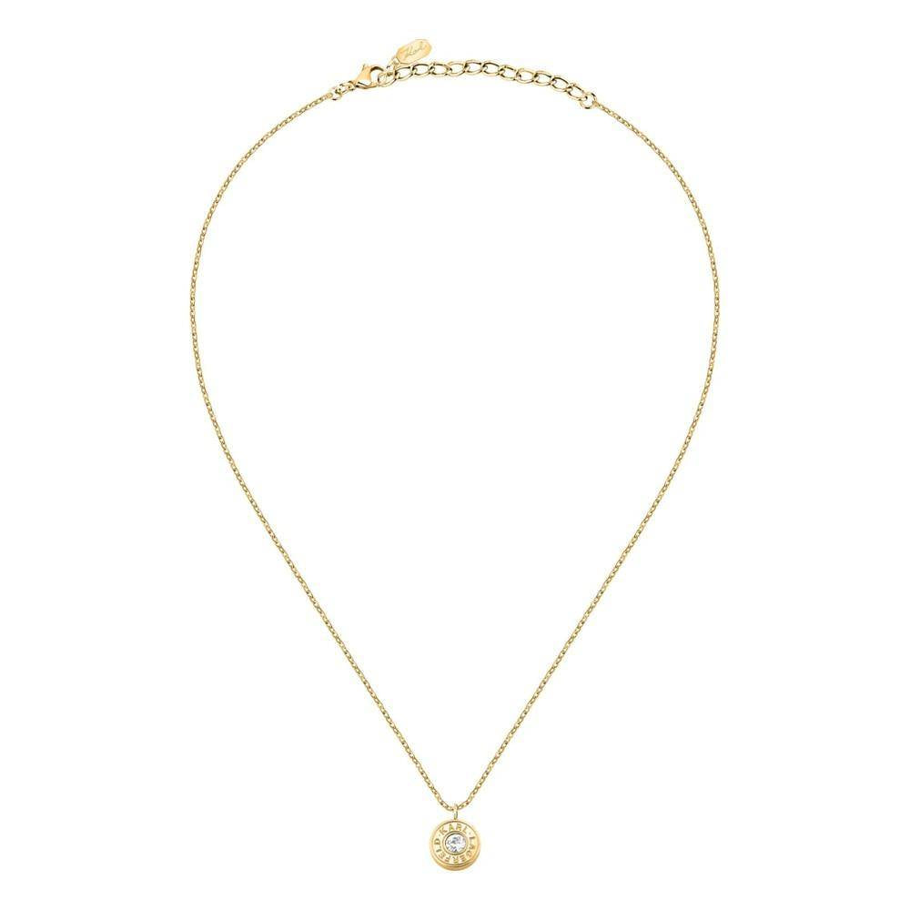Karl Lagerfeld Damen Halskette ILLUME Gold Weiß