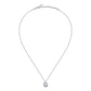 Karl Lagerfeld Collier Femme ILLUME Argent Blanc