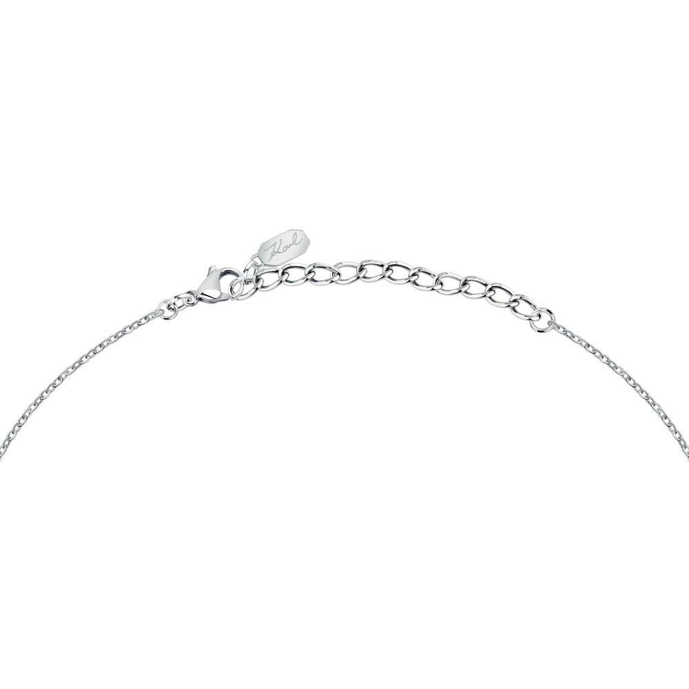 Karl Lagerfeld Collier Femme ILLUME Argent Blanc