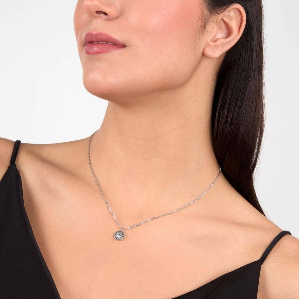Karl Lagerfeld Collier Femme ILLUME Argent Blanc
