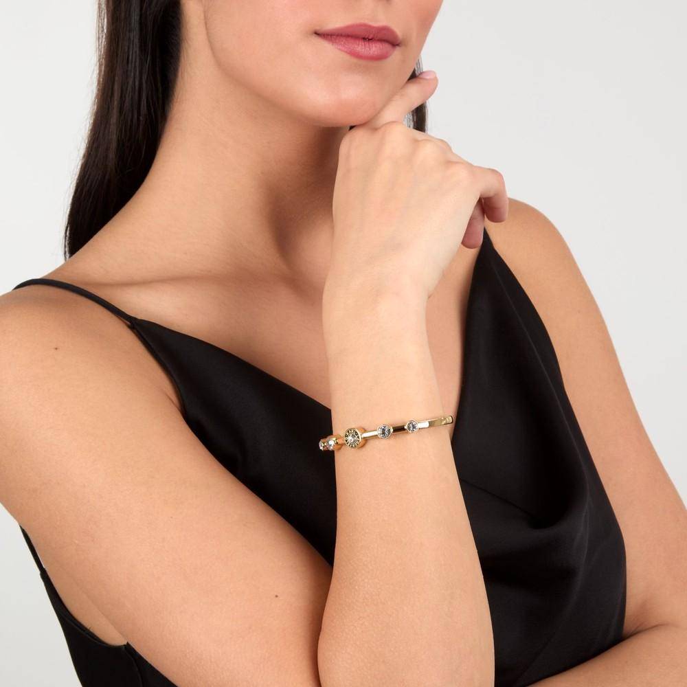 Bracelet pour femme Karl Lagerfeld ILLUME doré blanc