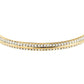 Karl Lagerfeld Damen Armreif BOND PAVE Gold Weiß