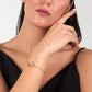 Karl Lagerfeld Damen Armband BOND PAVE Gold Weiß