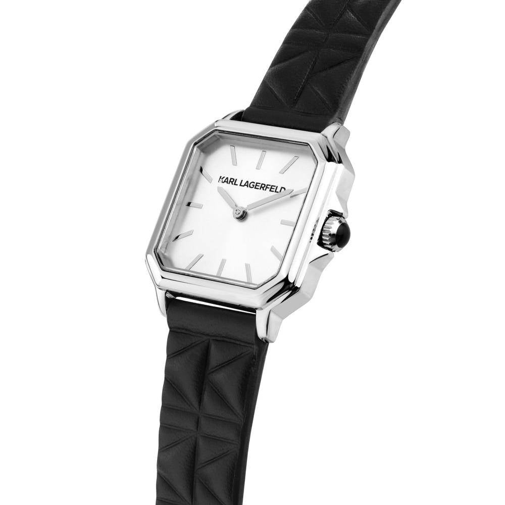 Montre femme KARL LAGERFELD SQUARE CLASSICS Noir Blanc