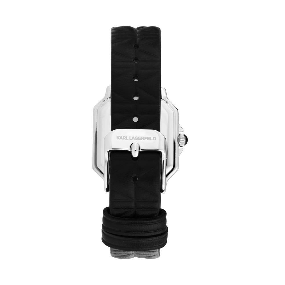 Montre femme KARL LAGERFELD SQUARE CLASSICS Noir Blanc