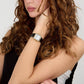 KARL LAGERFELD Montre Femme ICON SQUARE Noir Blanc