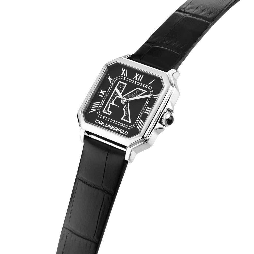 KARL LAGERFELD Montre Femme ICON SQUARE Noir