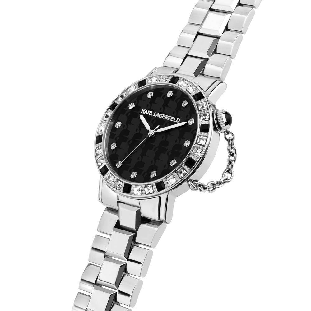 KARL LAGERFELD Montre Femme CRYSTALS Argent Gris