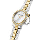 KARL LAGERFELD Damenuhr CRYSTALS Bicolor Silber