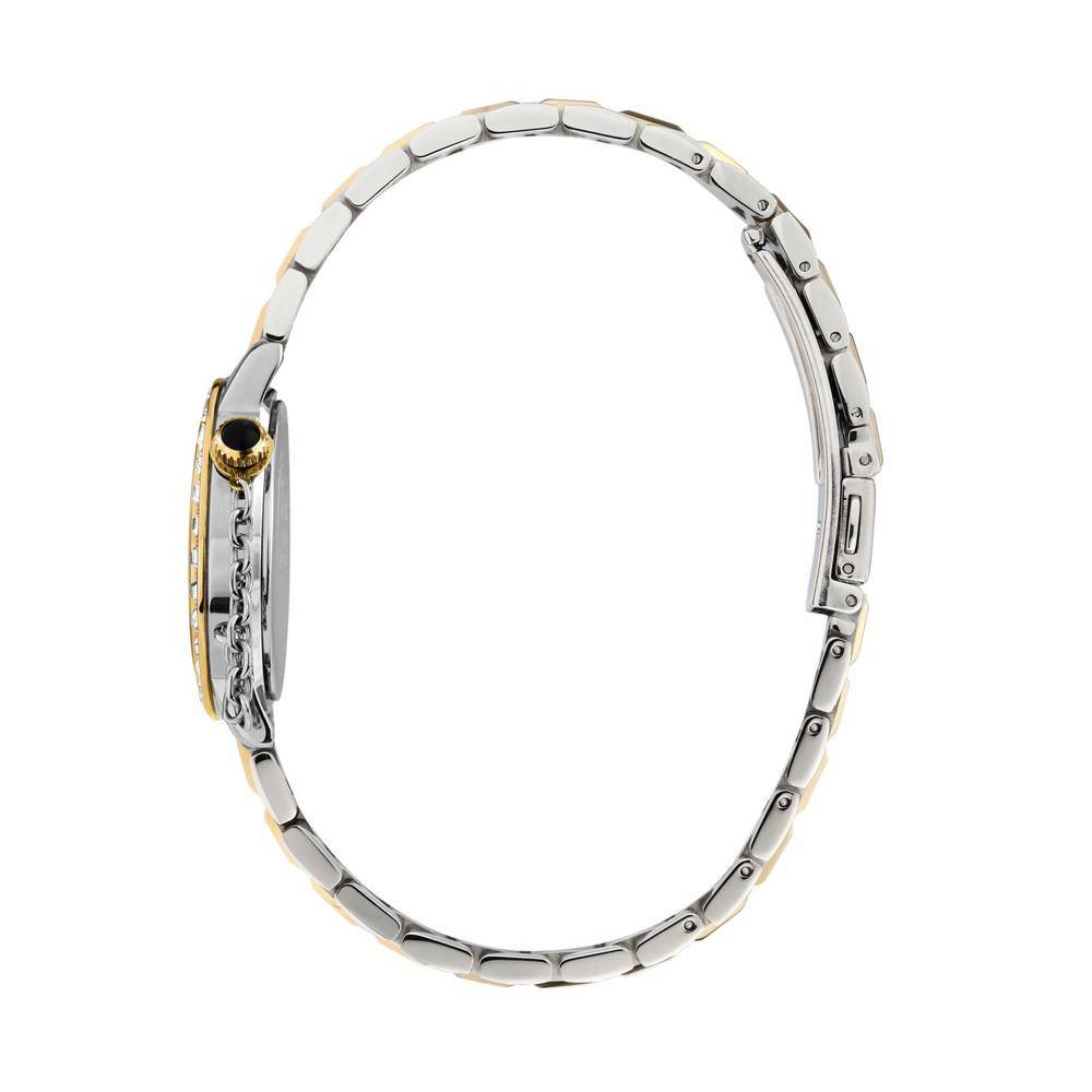 KARL LAGERFELD Damenuhr CRYSTALS Bicolor Silber