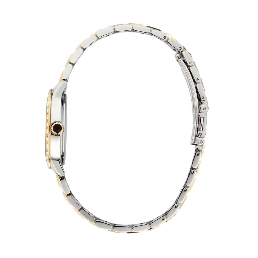 KARL LAGERFELD Damenuhr CRYSTALS Bicolor Silber